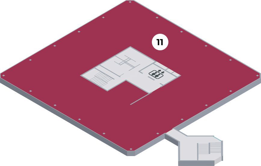 Plan étage 5 bâtiment grenat