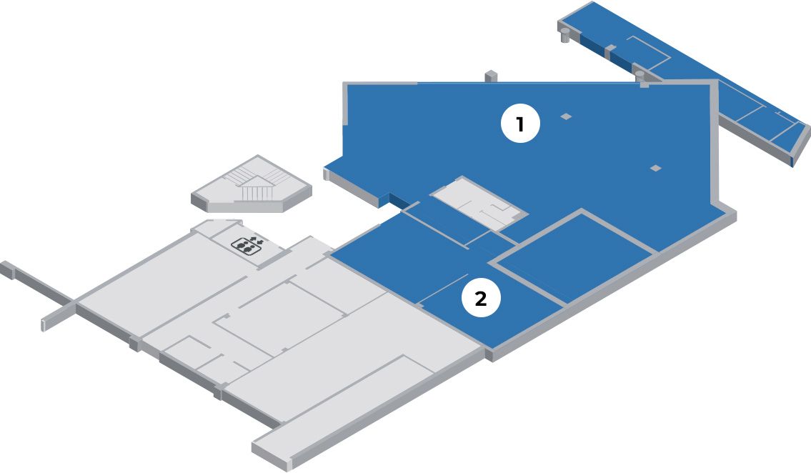 plan rez de chaussée bas bâtiment cobalt